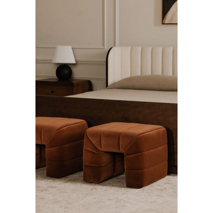Verity Stool Warm Brown lifestyle image