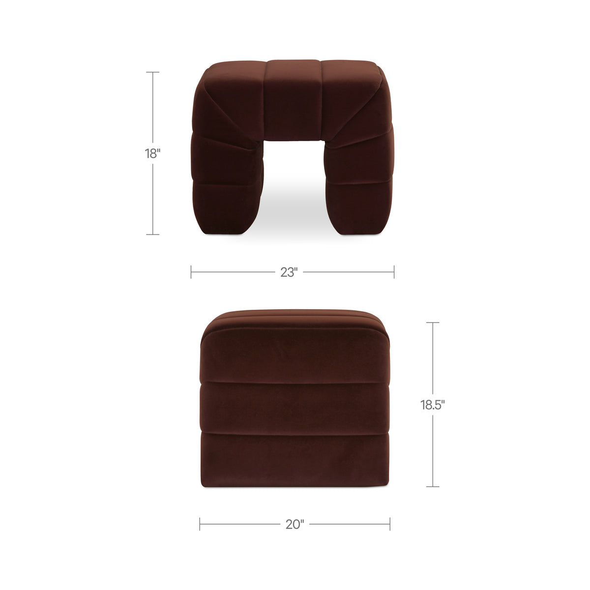 Verity Stool Warm Brown view 8