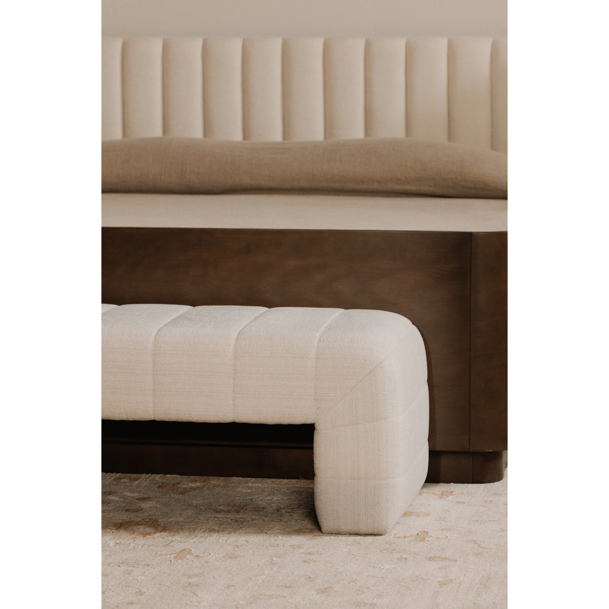 Verity Bench Oatmeal lifestyle image