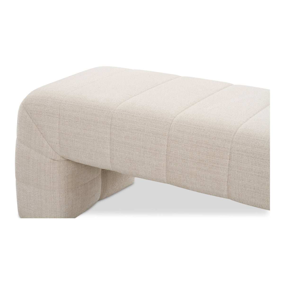 Verity Bench Oatmeal view 5