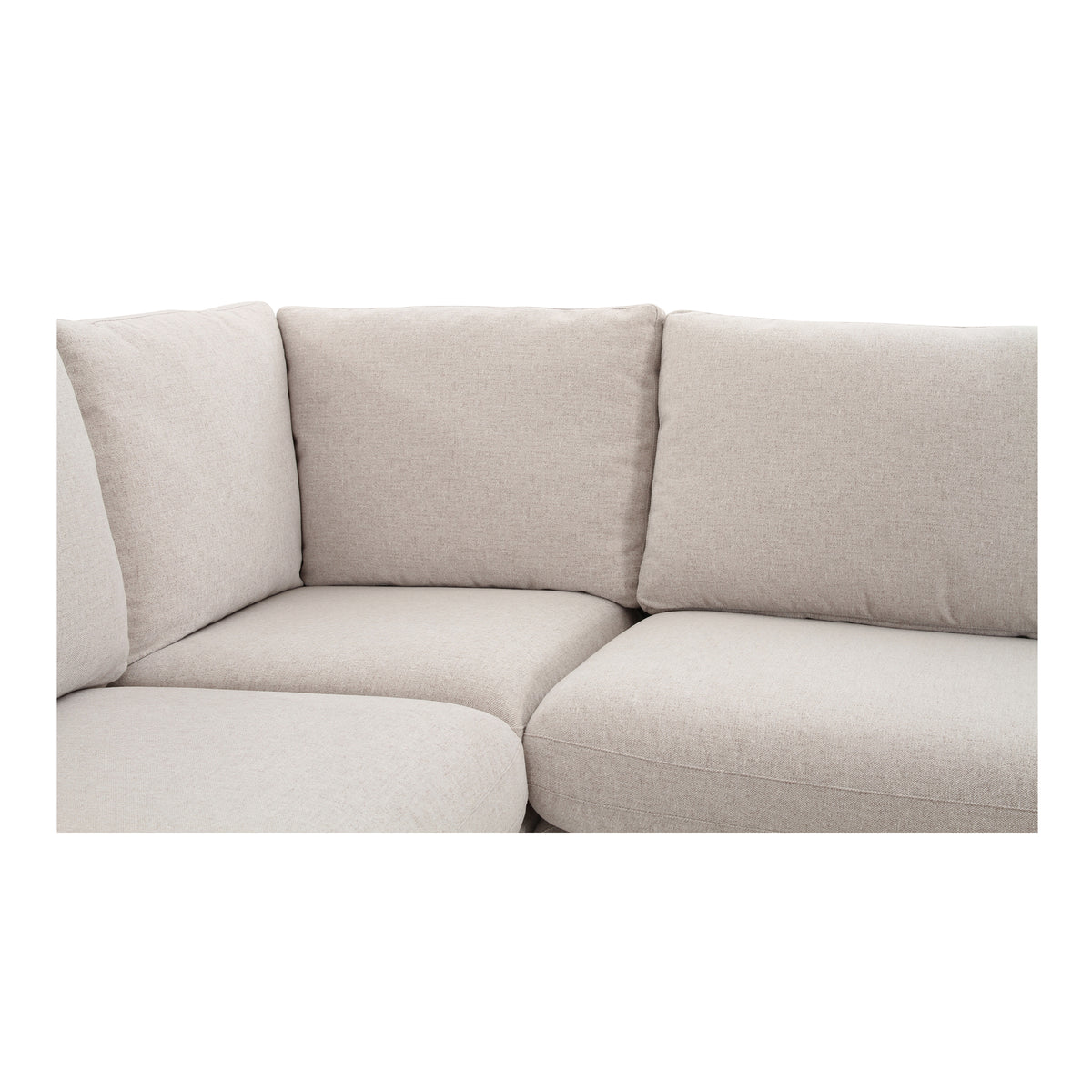 Fable Slipcover Dining Banquette L-Shape Beige 96 in view 6