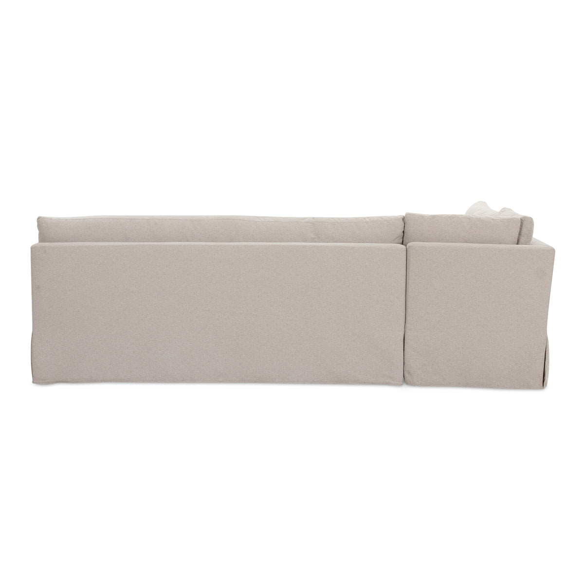 Fable Slipcover Dining Banquette L-Shape Beige 100.5 in view 4