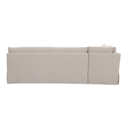 Fable Slipcover Dining Banquette L-Shape Beige 100.5 in view 4