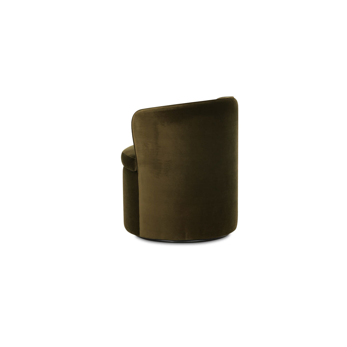 Dane Swivel Dining Chair Faux Green Mohair - image 5