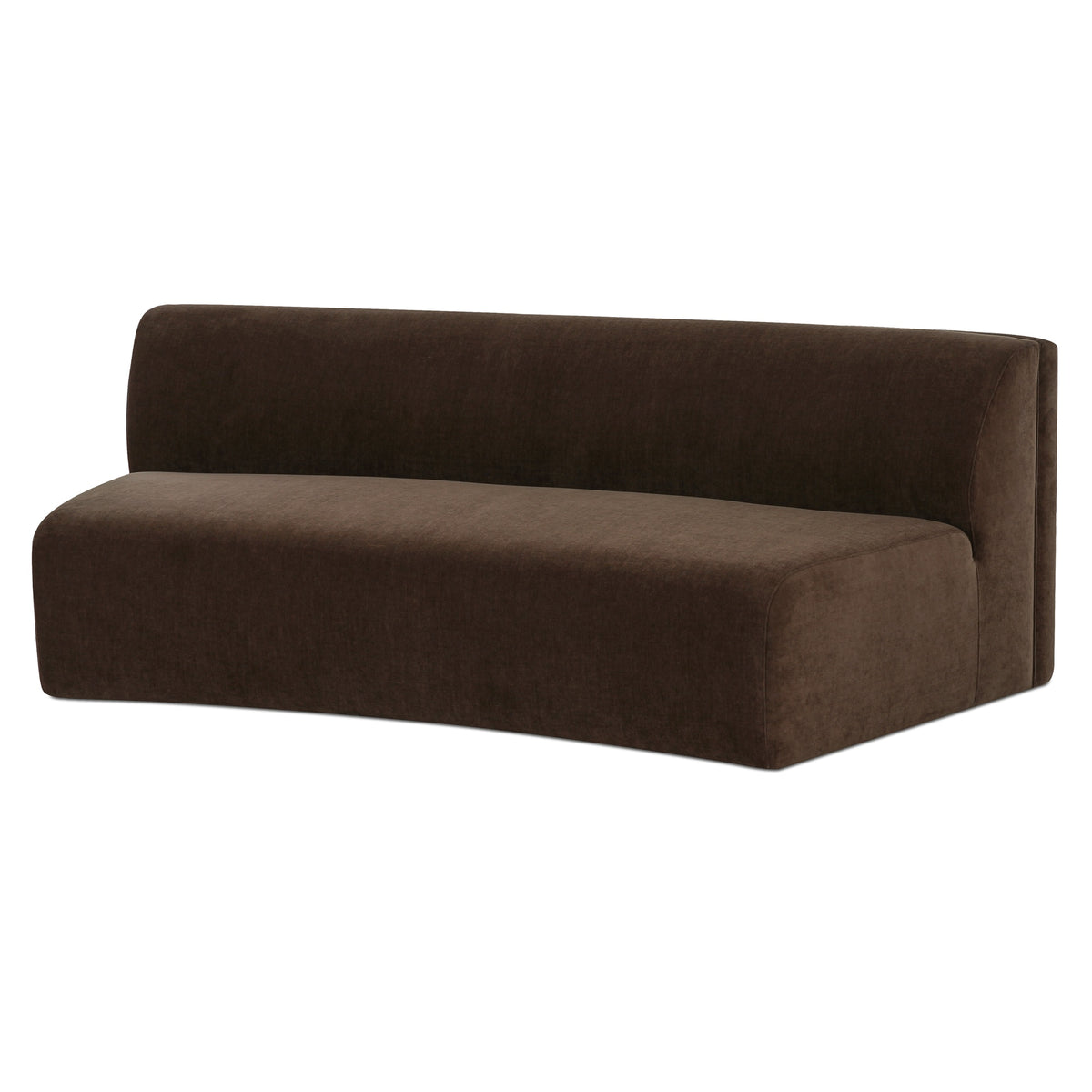 Naomi Concave Sofa Dark Brown image 6