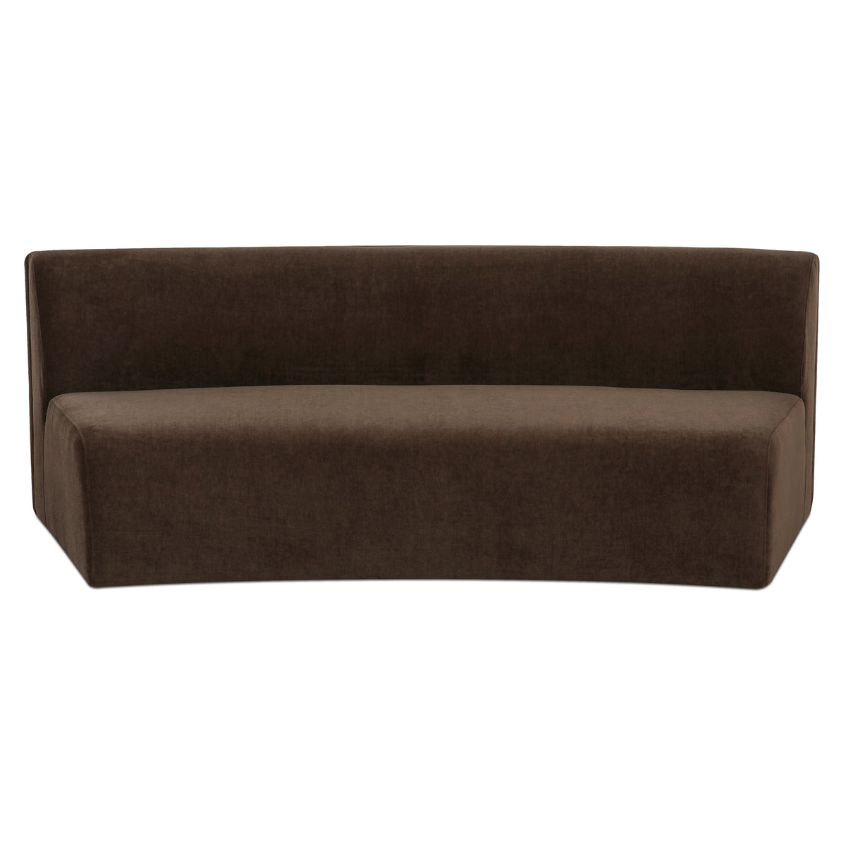 Naomi Concave Sofa Dark Brown product image