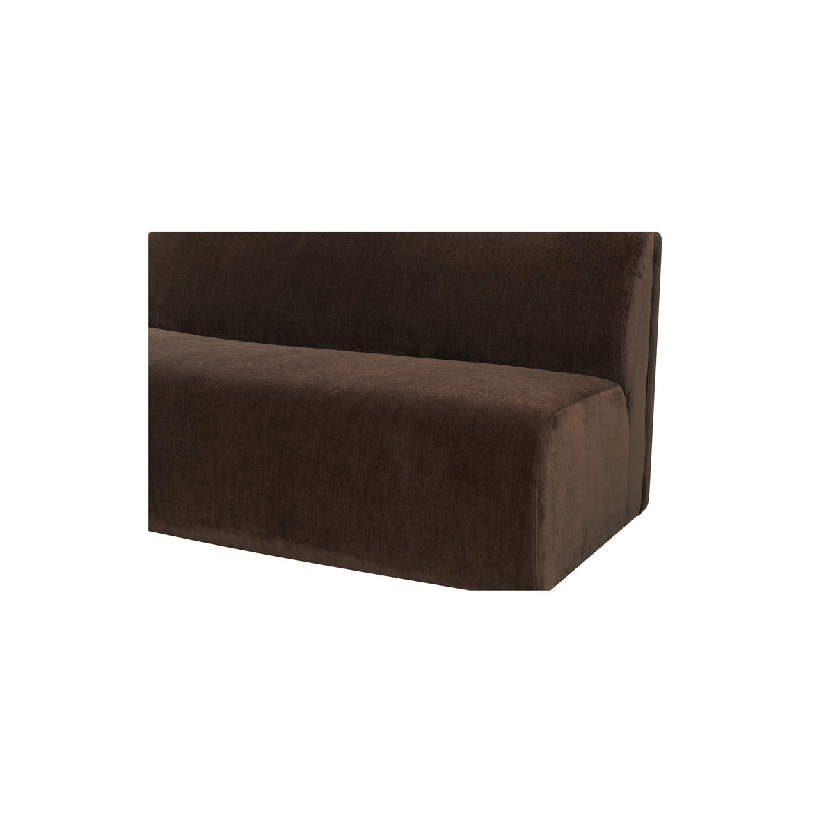 Naomi Convex Sofa Dark Brown image 7