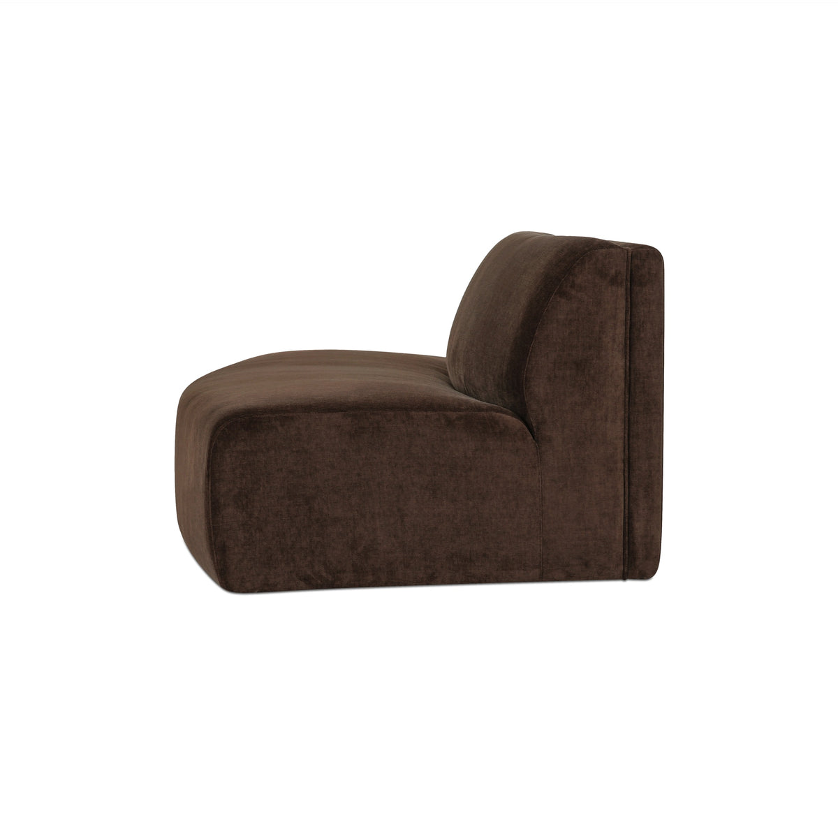 Naomi Convex Sofa Dark Brown image 4