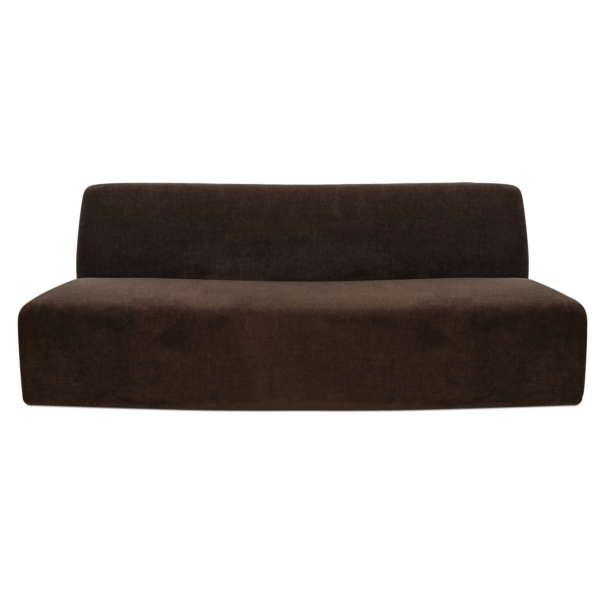 Naomi Convex Sofa Dark Brown product image