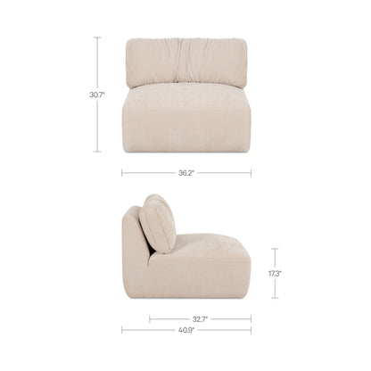 Matina Slipper Chair Oatmeal image 9