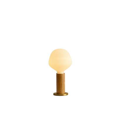 Knuckle Table Lamp in Oak + Enno.