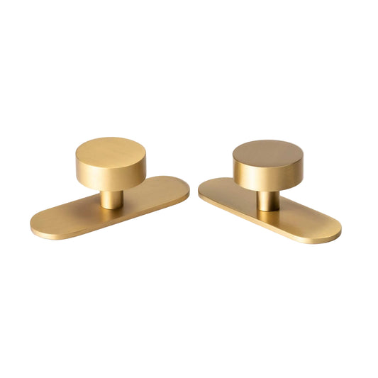 Orbital Knob, Solid Brass Cabinet Knobs.