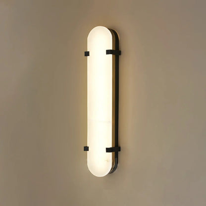 Ovelle Alabaster Halo Wall Sconce