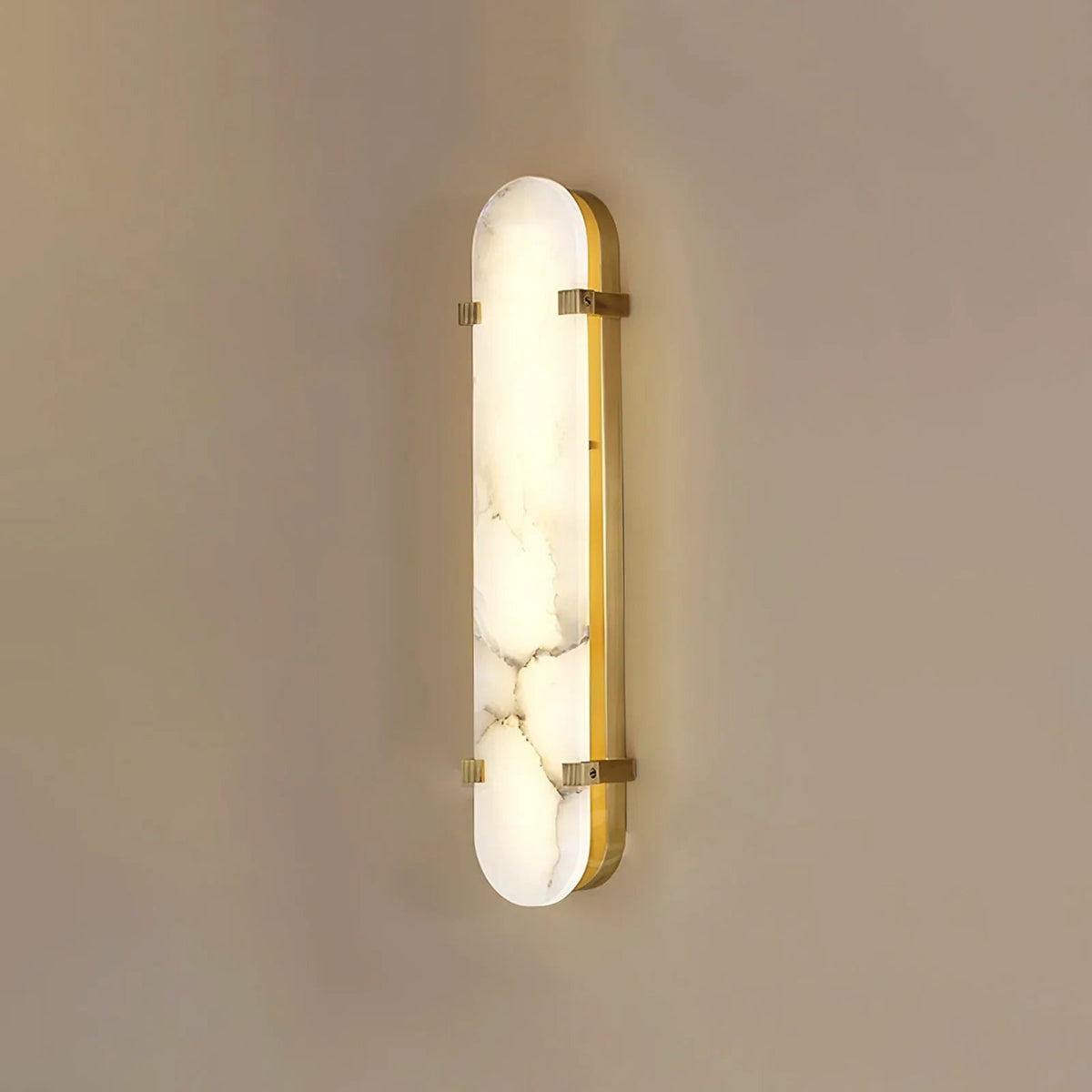 Ovelle Alabaster Halo Wall Sconce
