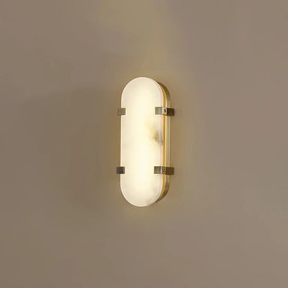 Ovelle Alabaster Halo Wall Sconce