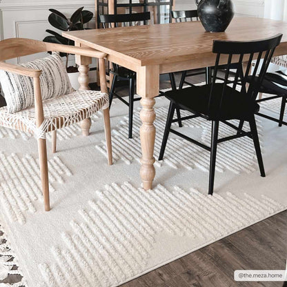 Palimbang Cream 3D Rug