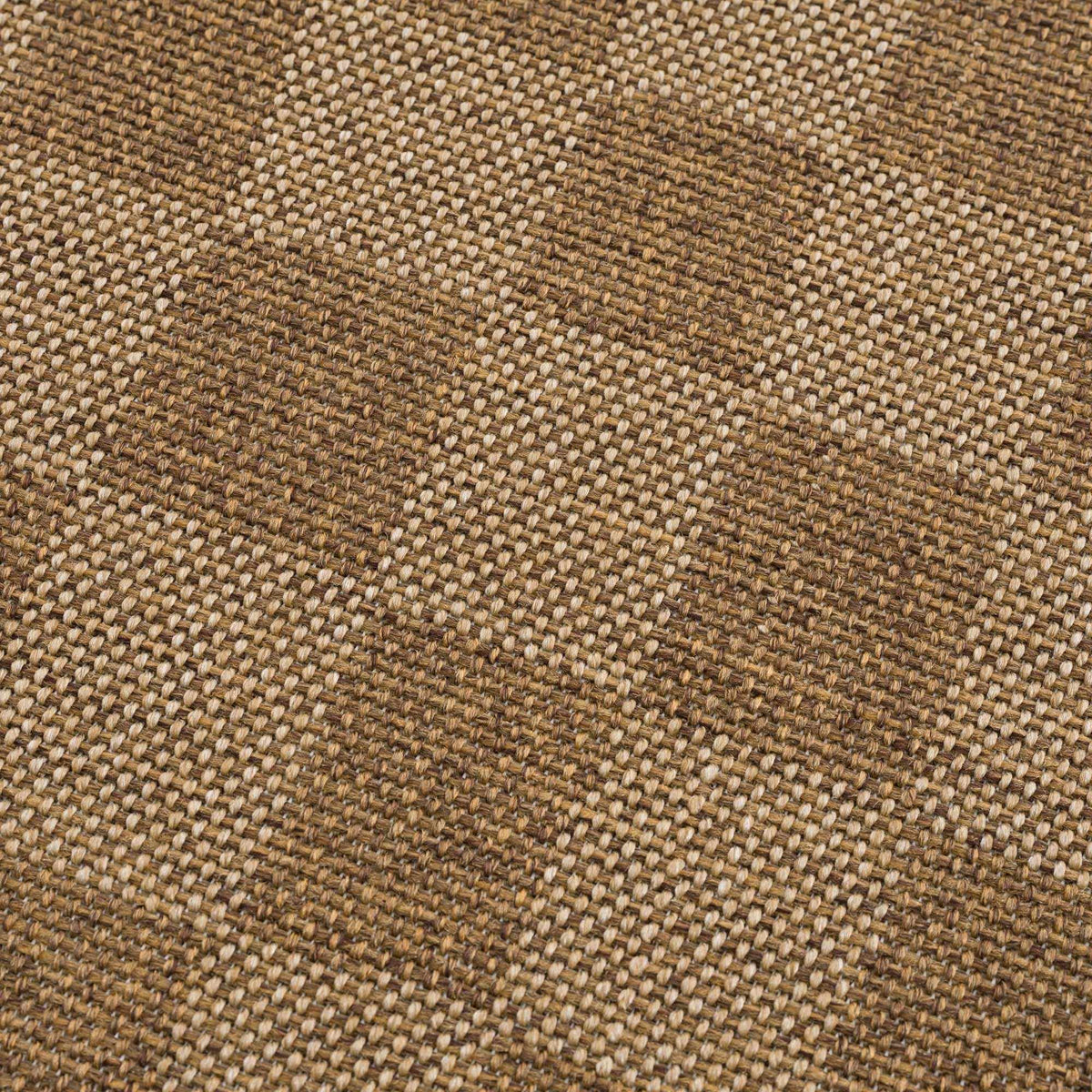 Kuval Checkered Brown Outdoor Rug.