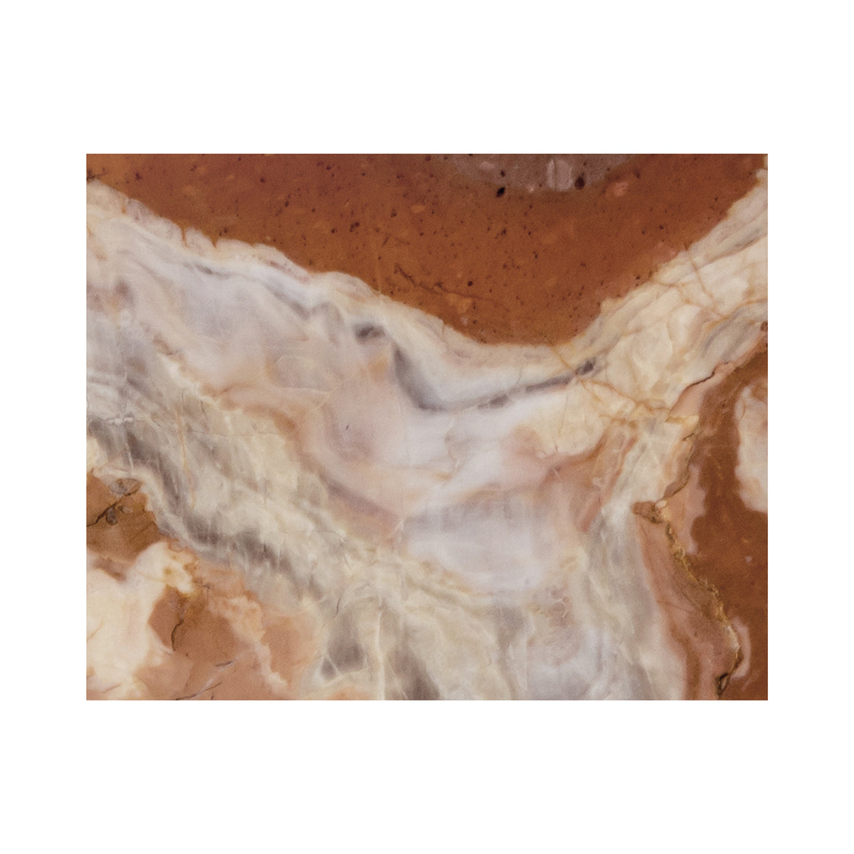 Grace Accent Table Orange Levante Marble - alternate view 8