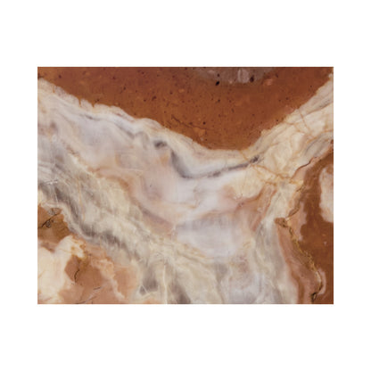 Grace Accent Table Orange Levante Marble - alternate view 8