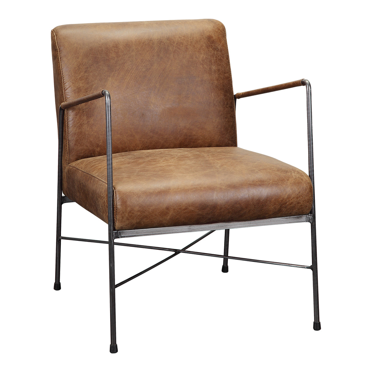 Dagwood Leather Armchair Open Road Brown - view 3