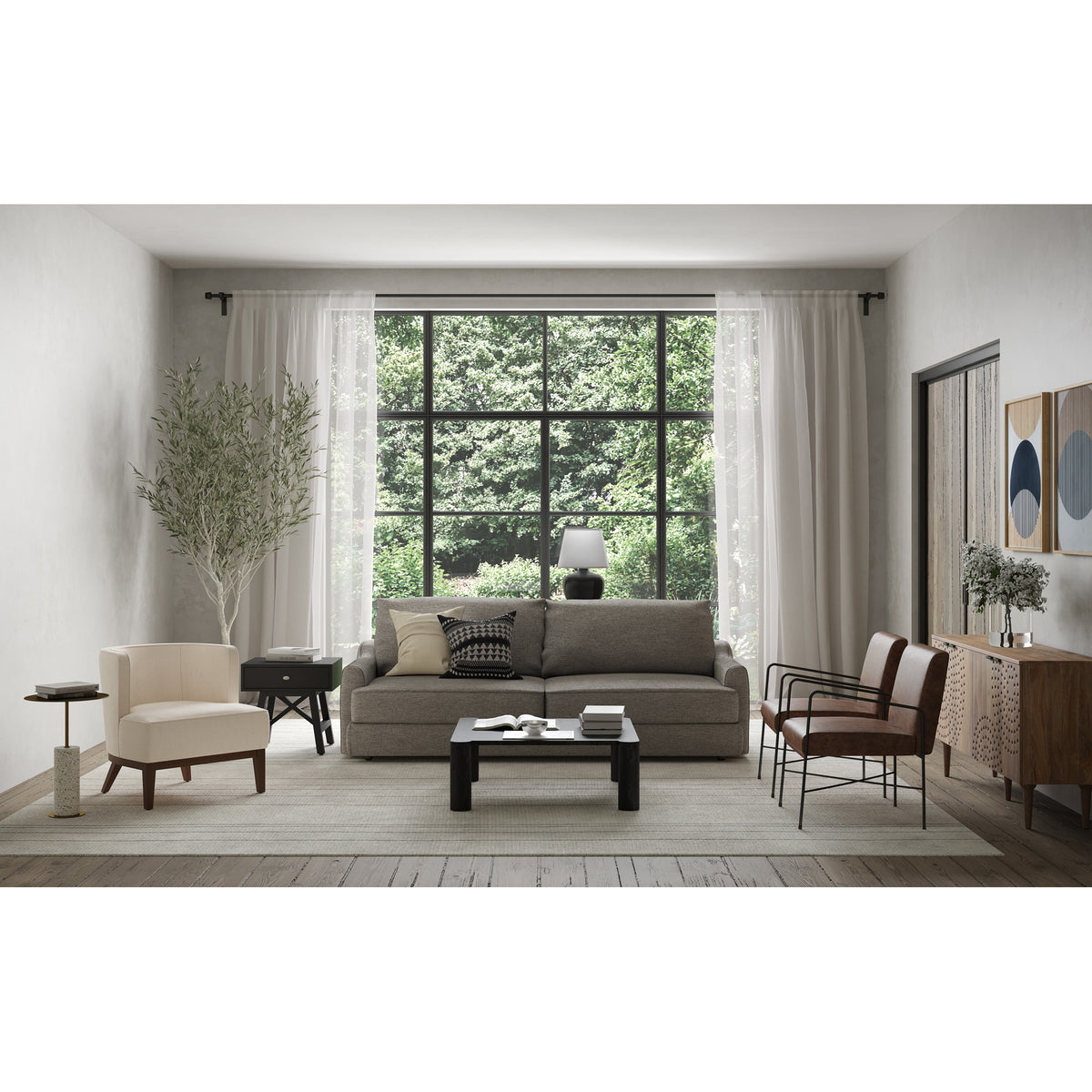Dagwood Leather Armchair Open Road Brown - view 8