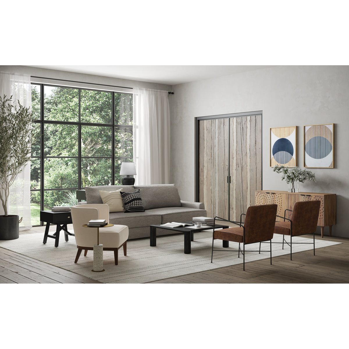 Dagwood Leather Armchair Open Road Brown - view 9