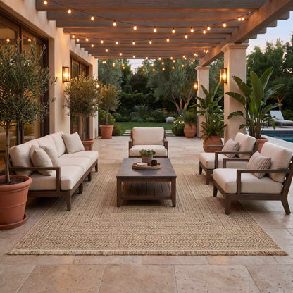 Fumiya Faux Jute Area Rug
