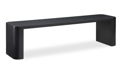 Post Small Dining Bench Black
