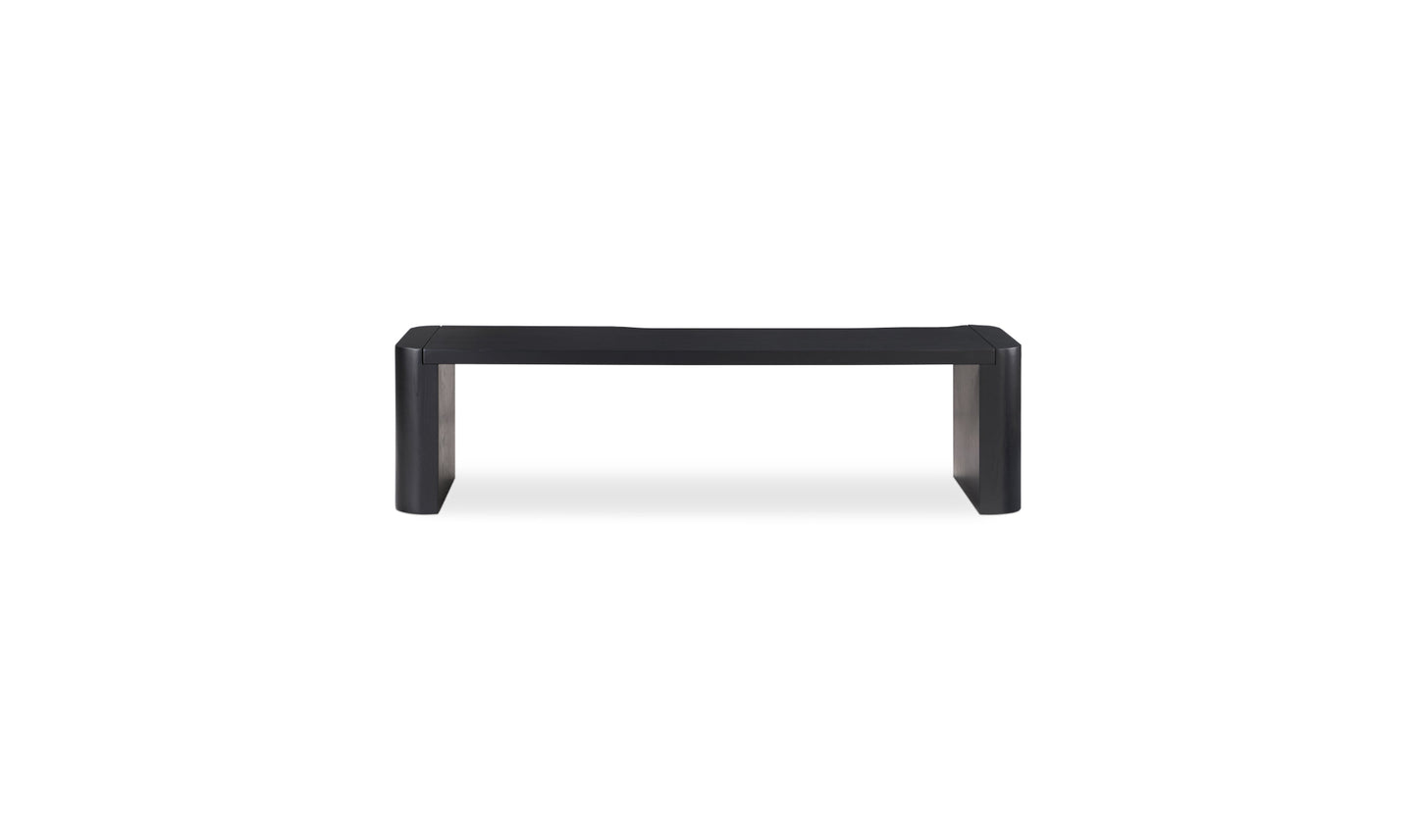 Post Small Dining Bench Black