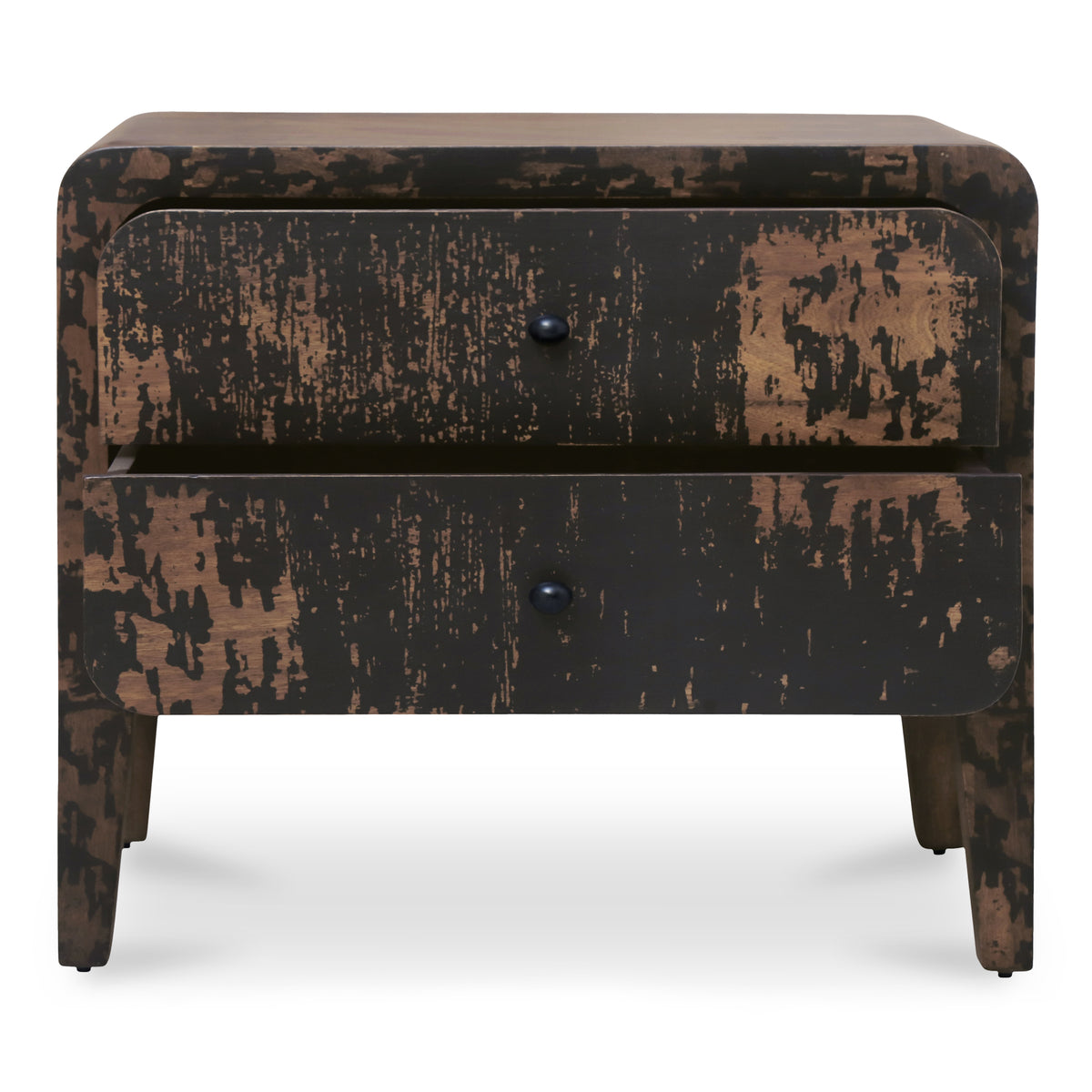 Iris Nightstand Distressed Black view 3