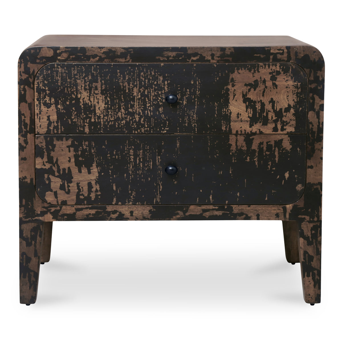 Iris Nightstand Distressed Black product image
