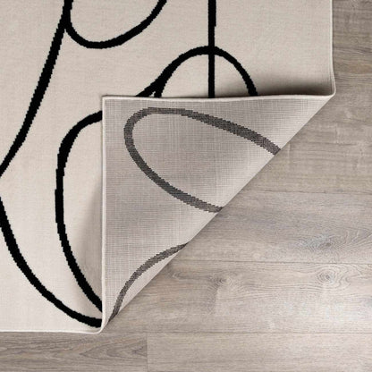 Eilir Modern Low Profile Boho Rug
