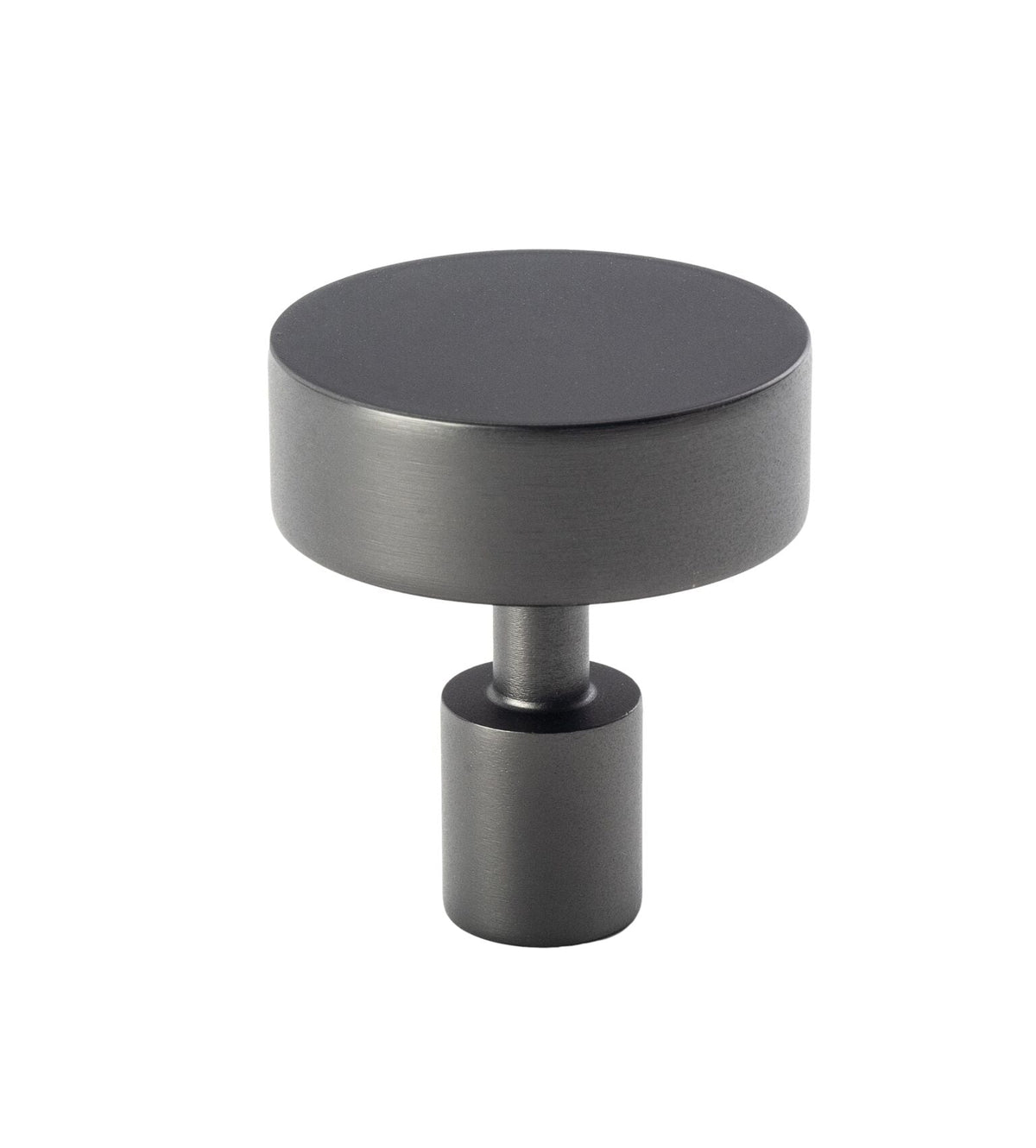Lew’s Round Bar Series Black Stainless Steel Cabinet Knobs and Pulls.