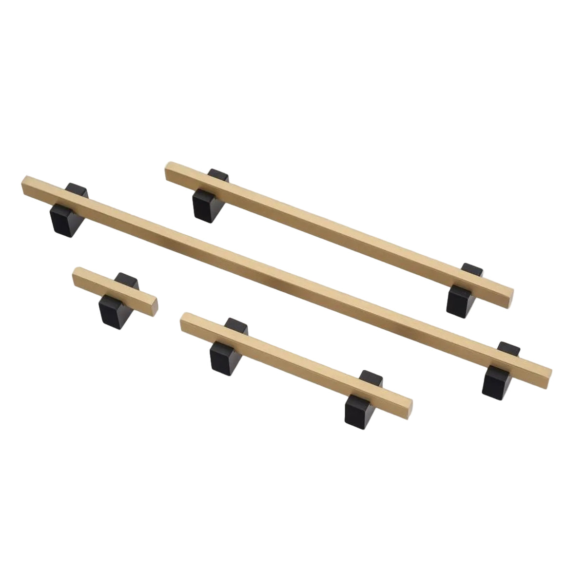Lew's Two Tone Series Knobs and Handles Black and Brass.