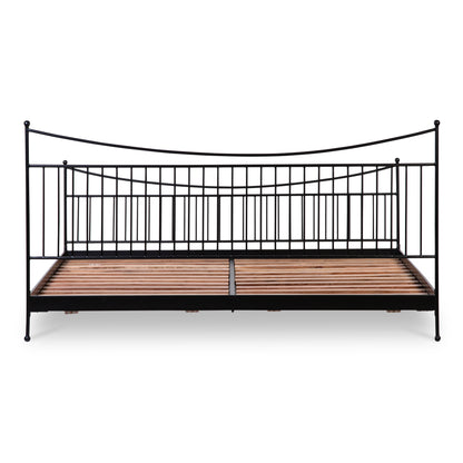 Monet Queen Bed Black view 6