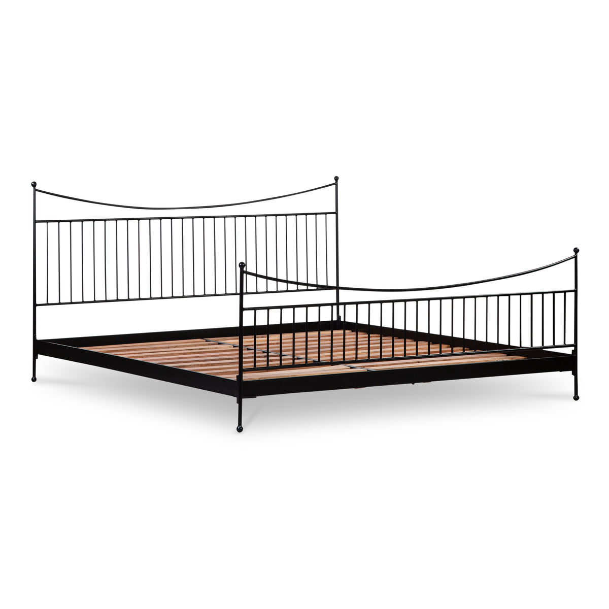 Monet Queen Bed Black view 4