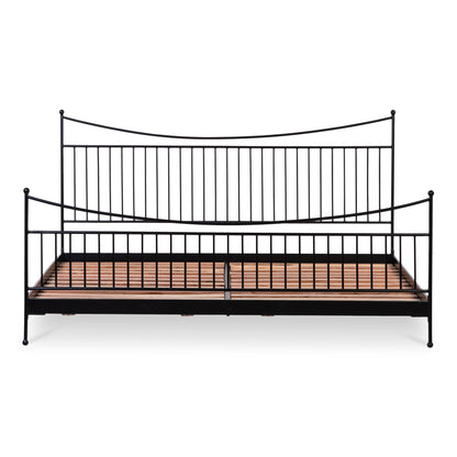 Monet Queen Bed Black view 3