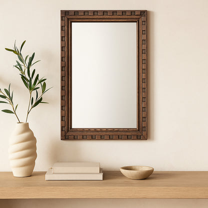 Holland Mirror Large Brown lifestyle view
