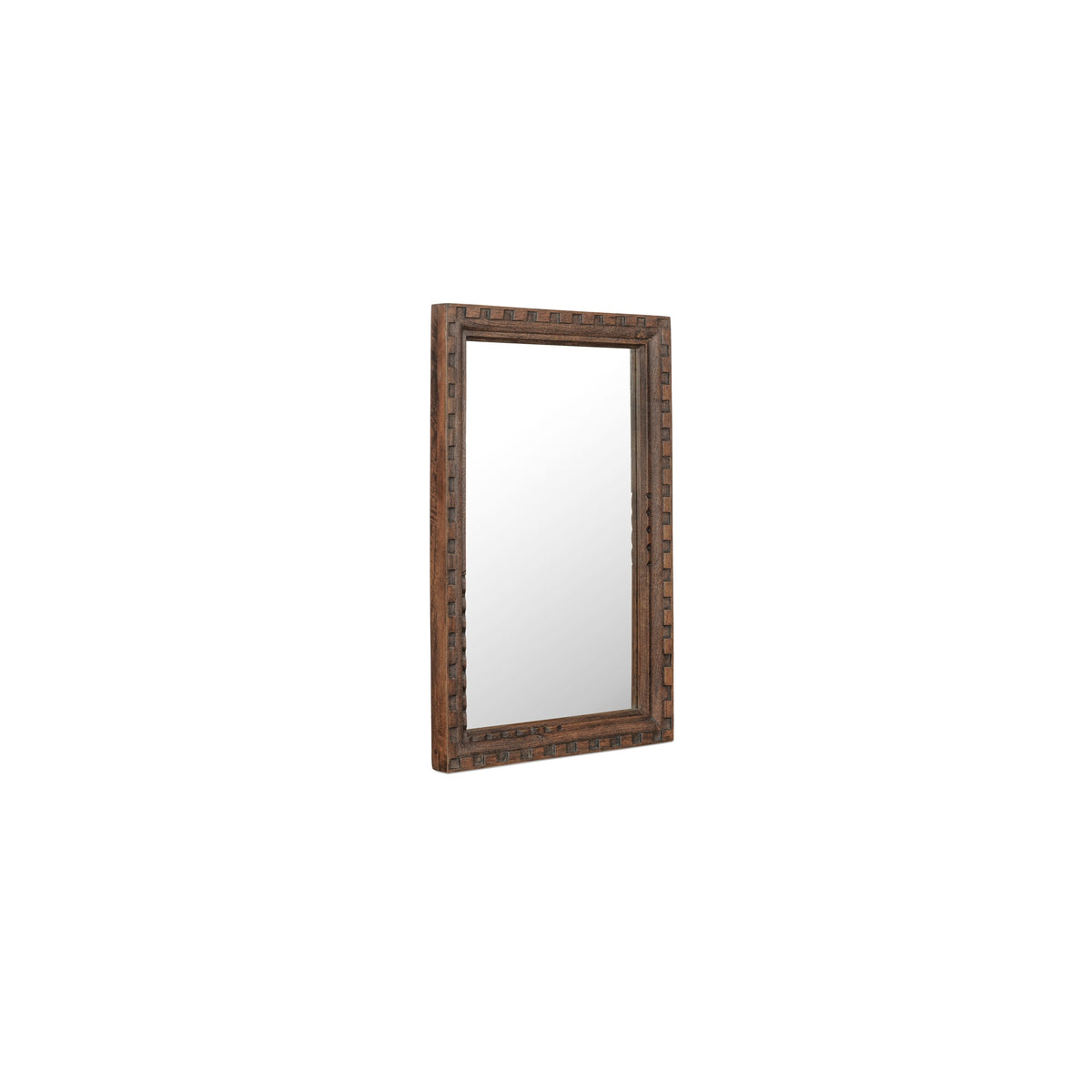 Holland Mirror Large Brown detail view 2