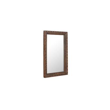Holland Mirror Large Brown detail view 2