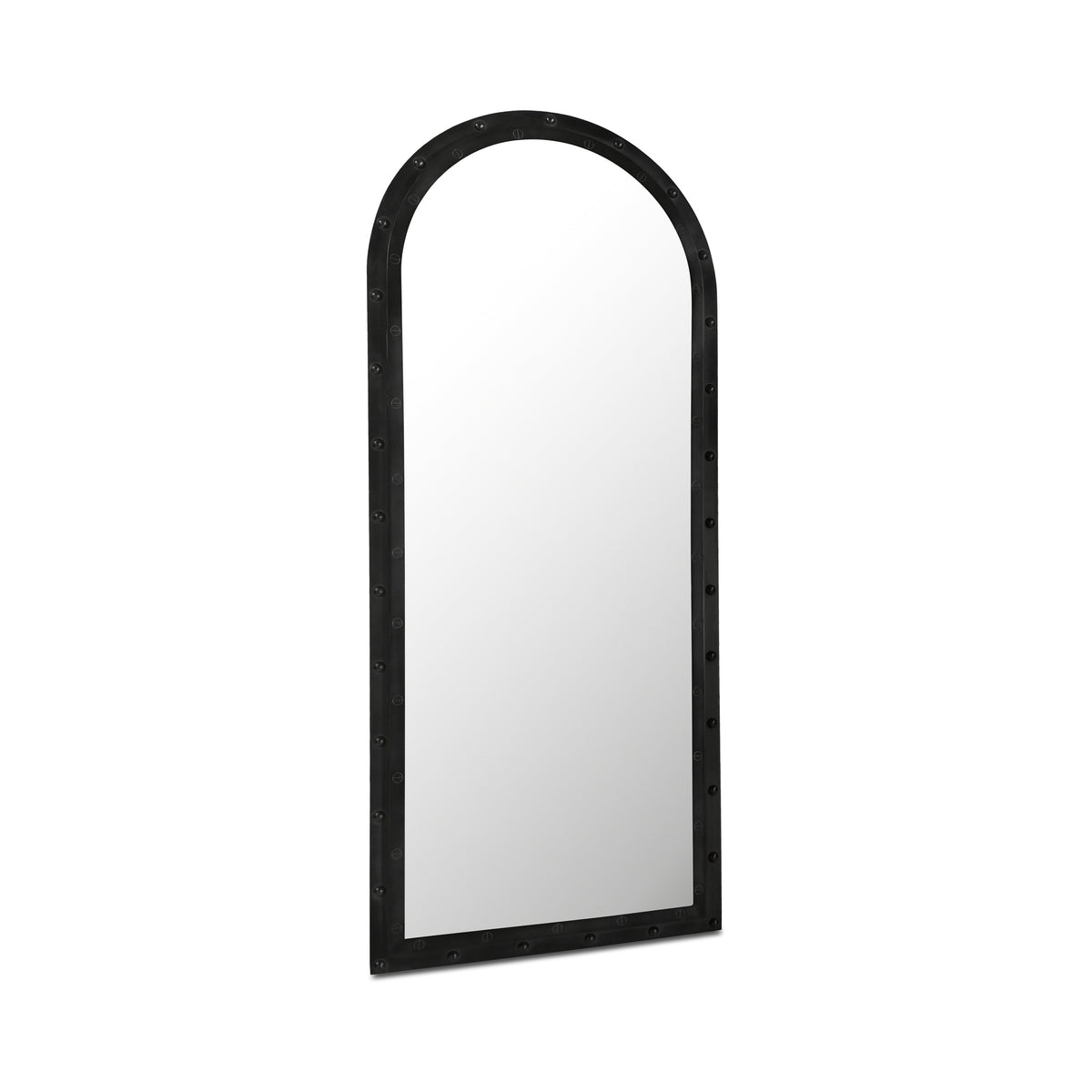 Hughes Floor Mirror Iron Grey detail view 2
