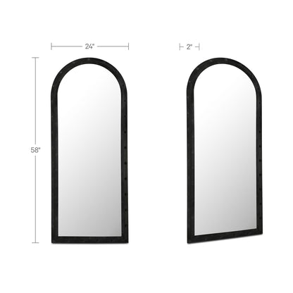 Hughes Floor Mirror Iron Grey detail view 6