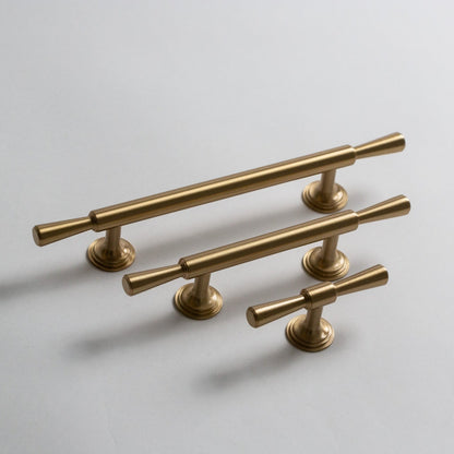 Tuxedo, Solid Brass Cabinet Pulls.