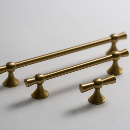 Samba, Solid Brass Cabinet Pulls.