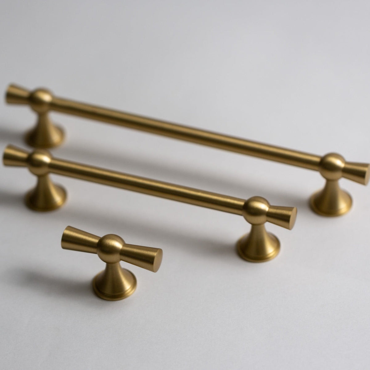 Samba, Solid Brass Cabinet Pulls.