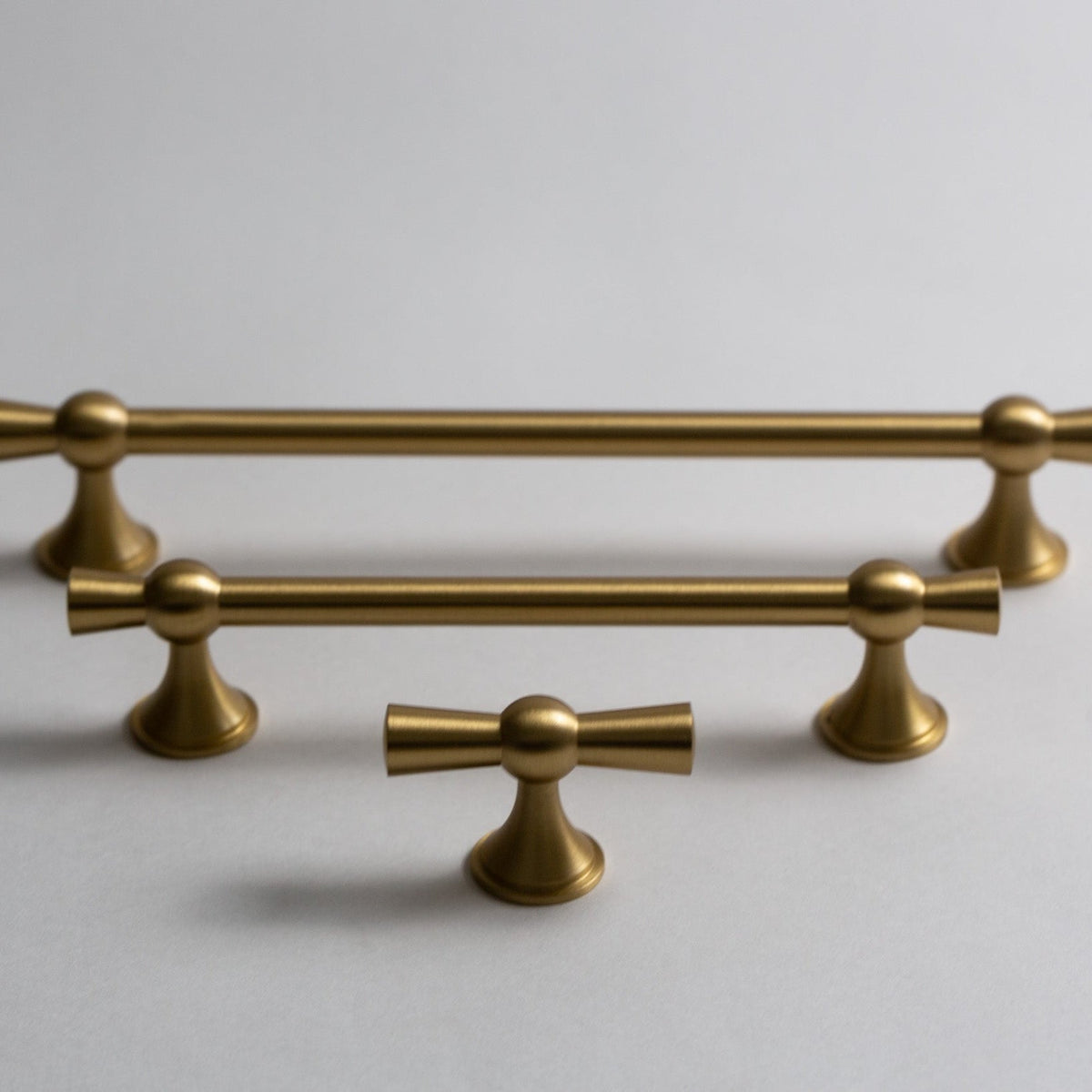 Samba, Solid Brass Cabinet Pulls.