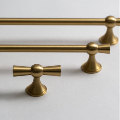 Samba, Solid Brass Cabinet Pulls.