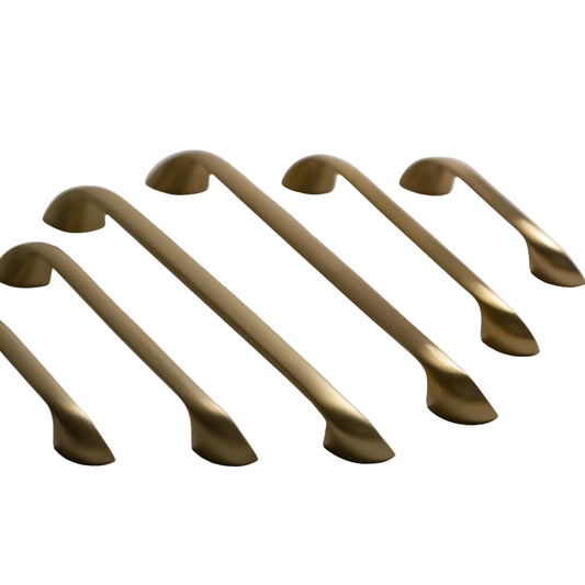 Twist, Solid Brass Cabinet Pulls.