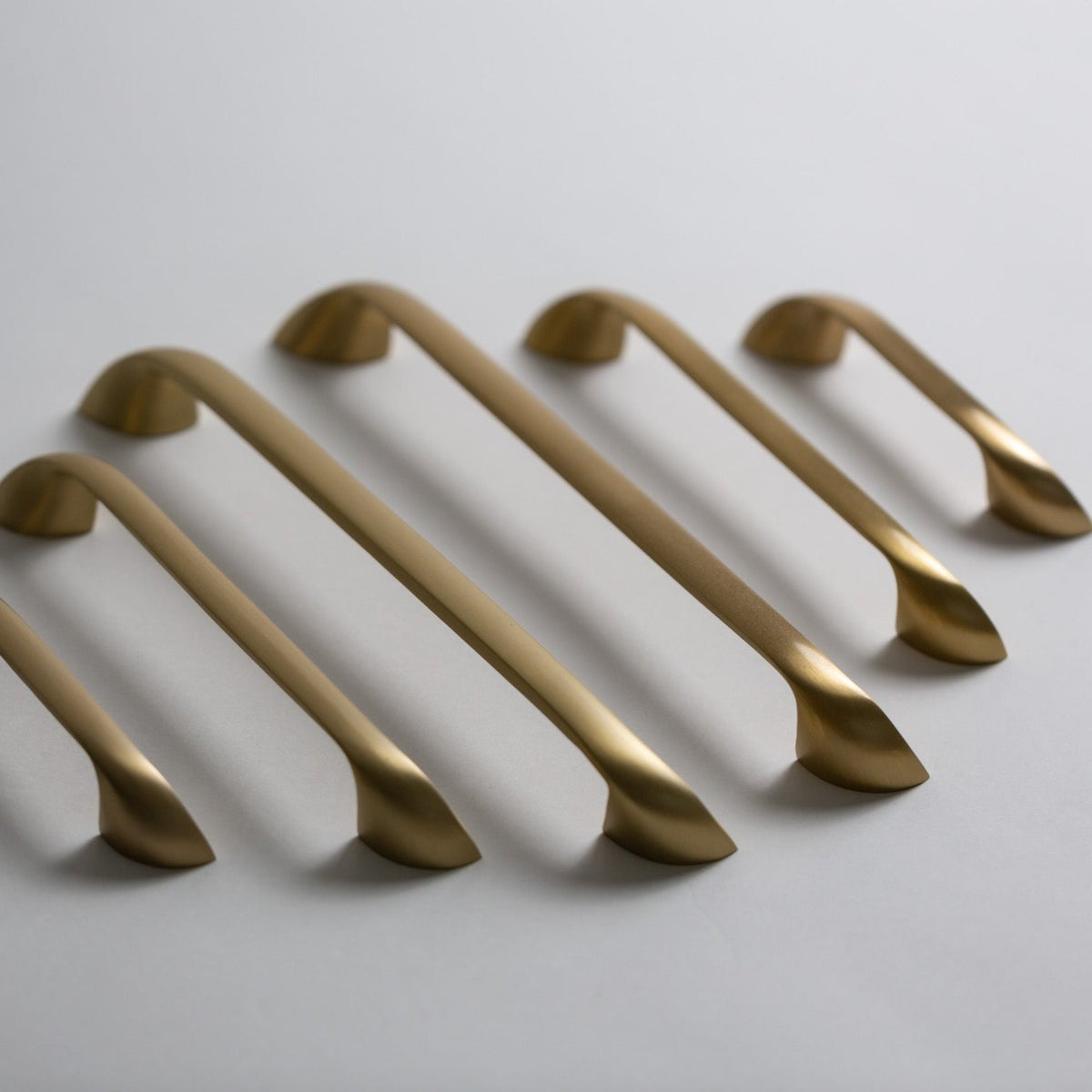 Twist, Solid Brass Cabinet Pulls.