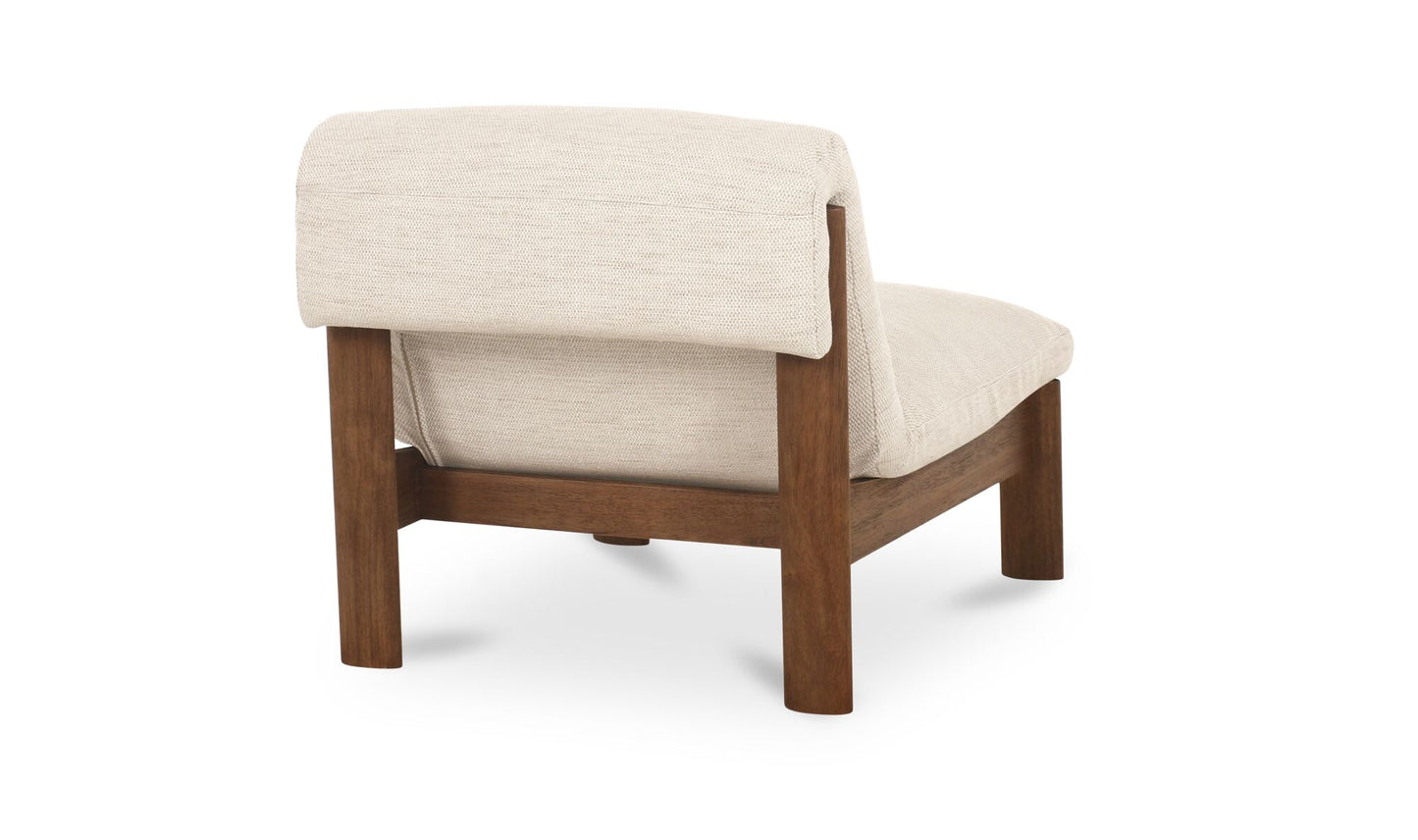 Pierce Accent Chair Flecked Beige.